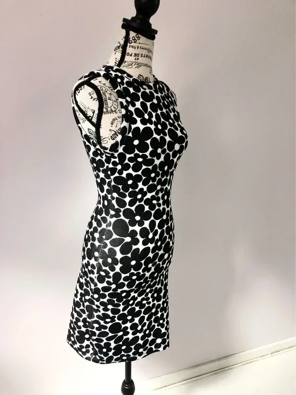 Black & white floral mesh dress H&M – Size S (36) – photo 9